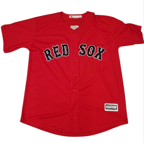 Red Sox Brock Holt MLB Baseball Boston Jersey Majestic Cool Base #12 Men's XL - Picture 2 of 9
